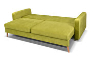 Lime green fabric sofa bed in retro modern style by Skyler Design additional picture 6