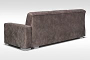Stylish diamond pattern tufting sectional w/ bed and storage by Skyler Design additional picture 13