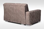 Stylish diamond pattern tufting sectional w/ bed and storage by Skyler Design additional picture 8