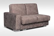 Chic tufted sectional with bed & storage by Skyler Design additional picture 9