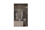 Versatile closet/wardrobe in mahogany finish by Skyler Design additional picture 2