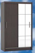 Bedroom 47-inch black wardrobe/closet w/ sliding doors by Skyler Design additional picture 5