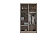Bedroom 47-inch gray wardrobe/closet w/ sliding doors by Skyler Design additional picture 2