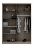 Bedroom 59-inch wardrobe/closet w/ sliding doors by Skyler Design additional picture 5