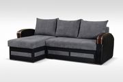 Gray two-toned sleeper sofa w/ storage by Skyler Design additional picture 2