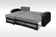 Gray two-toned sleeper sofa w/ storage by Skyler Design additional picture 4
