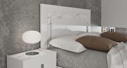Contemporary European bed w/ lights in headboard by Status Italy additional picture 6