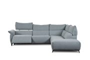 Gray sectional sofa w/ optional swivel chair by Stella additional picture 3