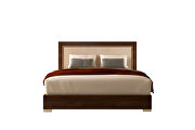Walnut finish platform bed made in Italy by Status Italy additional picture 13