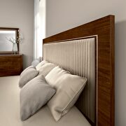 Walnut finish platform bed made in Italy by Status Italy additional picture 8