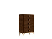 Walnut finish platform chest made in Italy by Status Italy additional picture 3