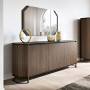 Gold marble matte finish buffet additional photo 2 of 4