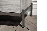 Contemporary glossy gray buffet by Status Italy additional picture 2