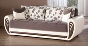 Two-toned brown storage sleeper sofa / sofa bed by Istikbal additional picture 3