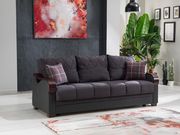 Dark gray contemporary two-toned storage sofa by Istikbal additional picture 2