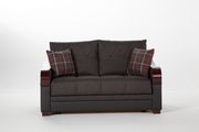 Drastic contemporary two-toned storage loveseat additional photo 4 of 6