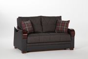 Drastic contemporary two-toned storage loveseat additional photo 5 of 6