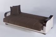 Modern coffee brown / beige sofa bed with storage by Istikbal additional picture 4