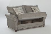 Light brown fabric contemporary loveseat w/ storage by Istikbal additional picture 2