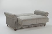 Light brown fabric contemporary loveseat w/ storage by Istikbal additional picture 3