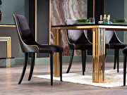 Contemporary glossy black dining table by Istikbal additional picture 3
