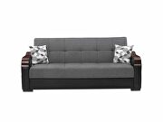 Gray / black two toned sleeper / storage sofa by Istikbal additional picture 11