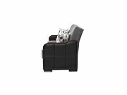 Gray / black two toned sleeper / storage sofa by Istikbal additional picture 15