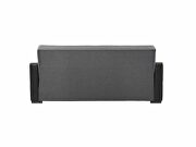 Gray / black two toned sleeper / storage sofa by Istikbal additional picture 16