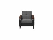 Gray / black two toned sleeper / storage sofa by Istikbal additional picture 17