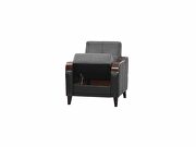 Gray / black two toned sleeper / storage sofa by Istikbal additional picture 19