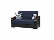 Blue / black two toned sleeper / storage sofa by Istikbal additional picture 14