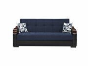 Blue / black two toned sleeper / storage sofa by Istikbal additional picture 7