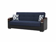 Blue / black two toned sleeper / storage sofa by Istikbal additional picture 8