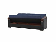 Blue / black two toned sleeper / storage sofa by Istikbal additional picture 9