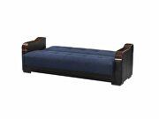 Blue / black two toned sleeper / storage sofa by Istikbal additional picture 10