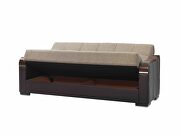 Brown / black two toned sleeper / storage sofa by Istikbal additional picture 2