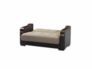 Brown / black two toned sleeper / storage sofa by Istikbal additional picture 11