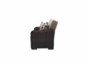 Brown / black two toned sleeper / storage sofa by Istikbal additional picture 12