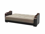 Brown / black two toned sleeper / storage sofa by Istikbal additional picture 3