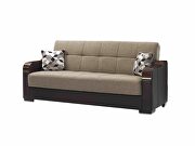 Brown / black two toned sleeper / storage sofa by Istikbal additional picture 6