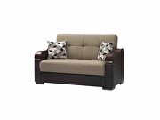 Brown / black two toned sleeper / storage sofa by Istikbal additional picture 9