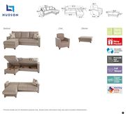 L. aristo brown reversible sectional sofa by Istikbal additional picture 10