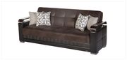 Modern dark chocolate fabric storage sofa bed by Istikbal additional picture 3