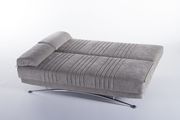 Gray fabric storage queen size sofa bed additional photo 4 of 4