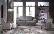 Gray fabric storage queen size sofa bed by Istikbal additional picture 5