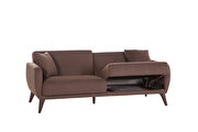 Storage brown sofa / sleeper in a box by Istikbal additional picture 11