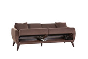 Storage brown sofa / sleeper in a box by Istikbal additional picture 12