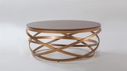 Casual brown round coffee table by Istikbal additional picture 2