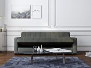 Versatile sofa / sofa bed in gray fabric by Istikbal additional picture 14