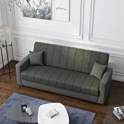 Versatile sofa / sofa bed in gray fabric by Istikbal additional picture 3